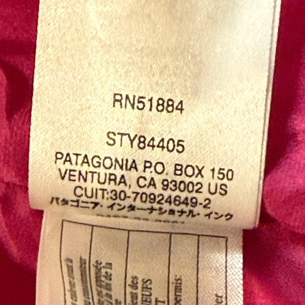 Patagonia Hyper Puff Jacket Womens Small Forge Gray Magenta Puffer 84405
